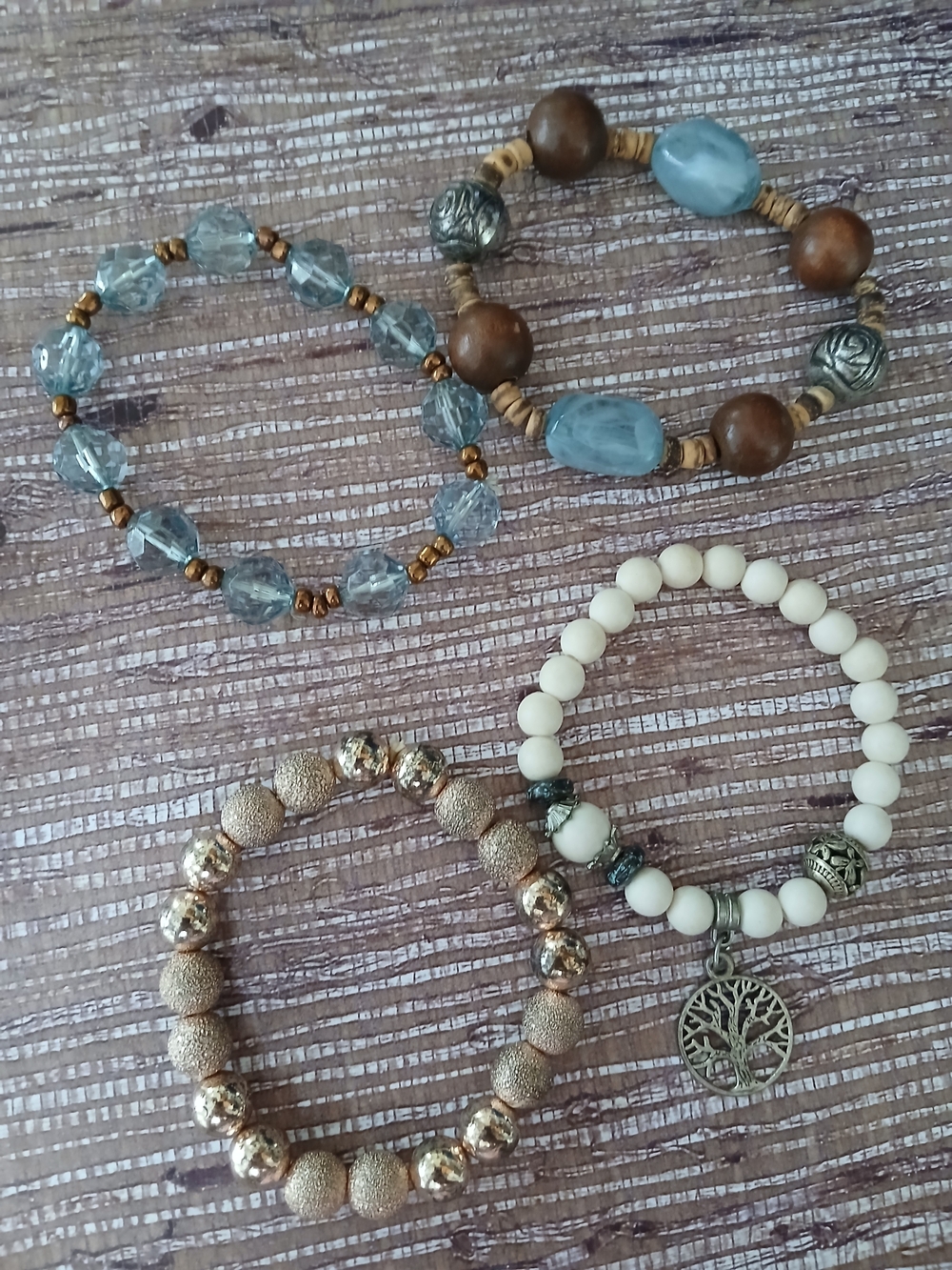 4 Stretch Bracelets Bundle